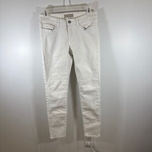 Banana republic women’s skinny fit white jeans